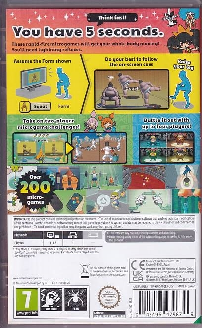 WarioWare Move It - Nintendo Switch (A-Grade) (Genbrug)
